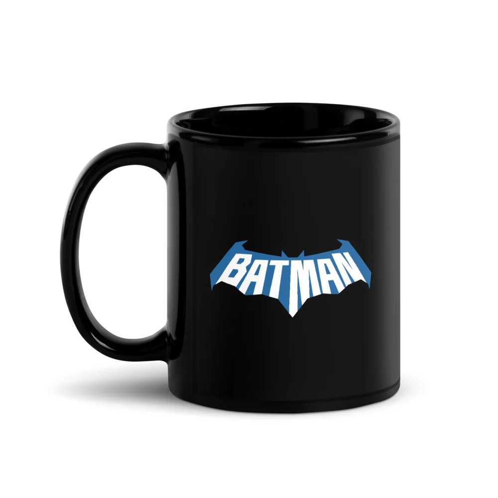 BATMAN #1 Comic Logo Black Mug