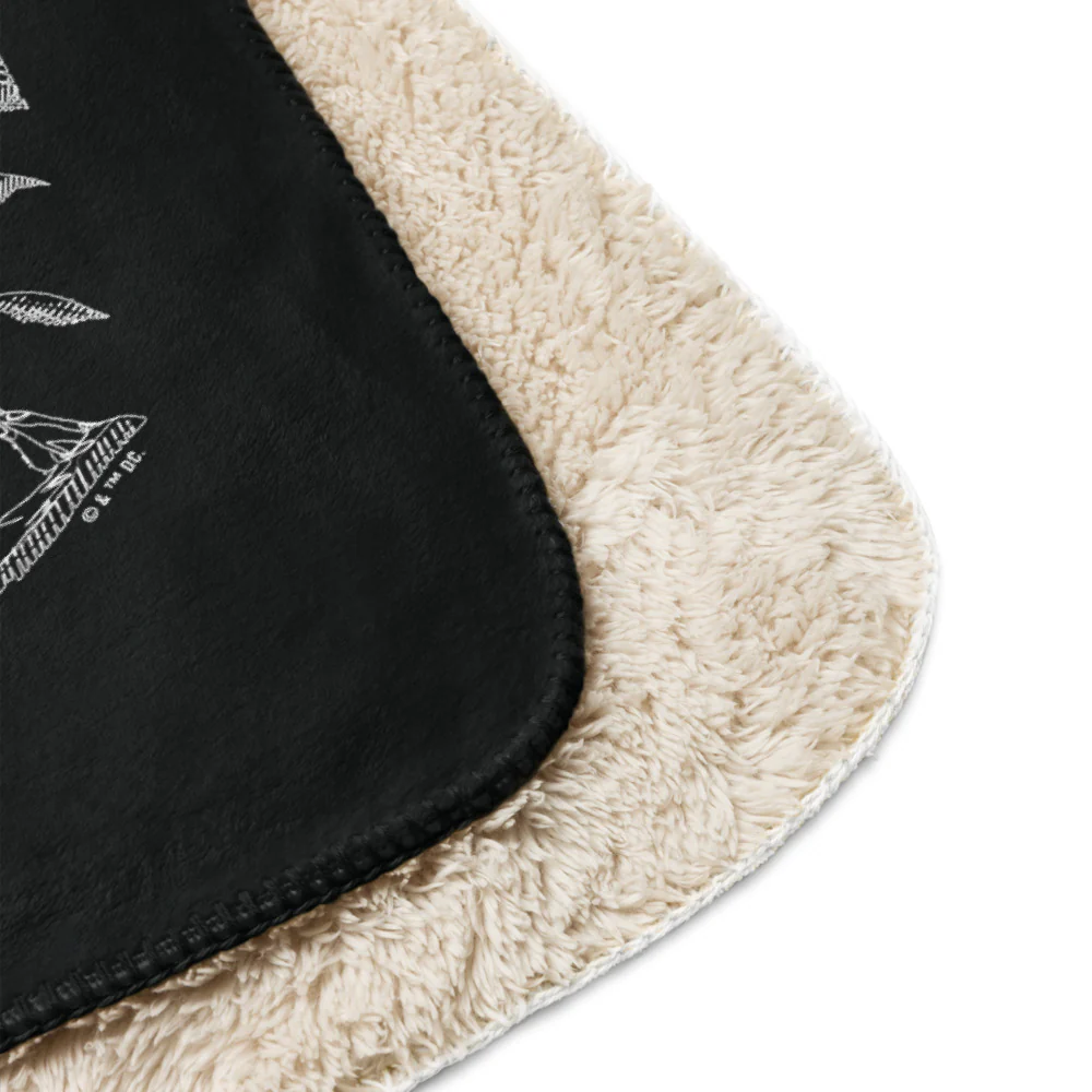 BATMAN Monochrome Knight Sherpa Blanket - Image 3