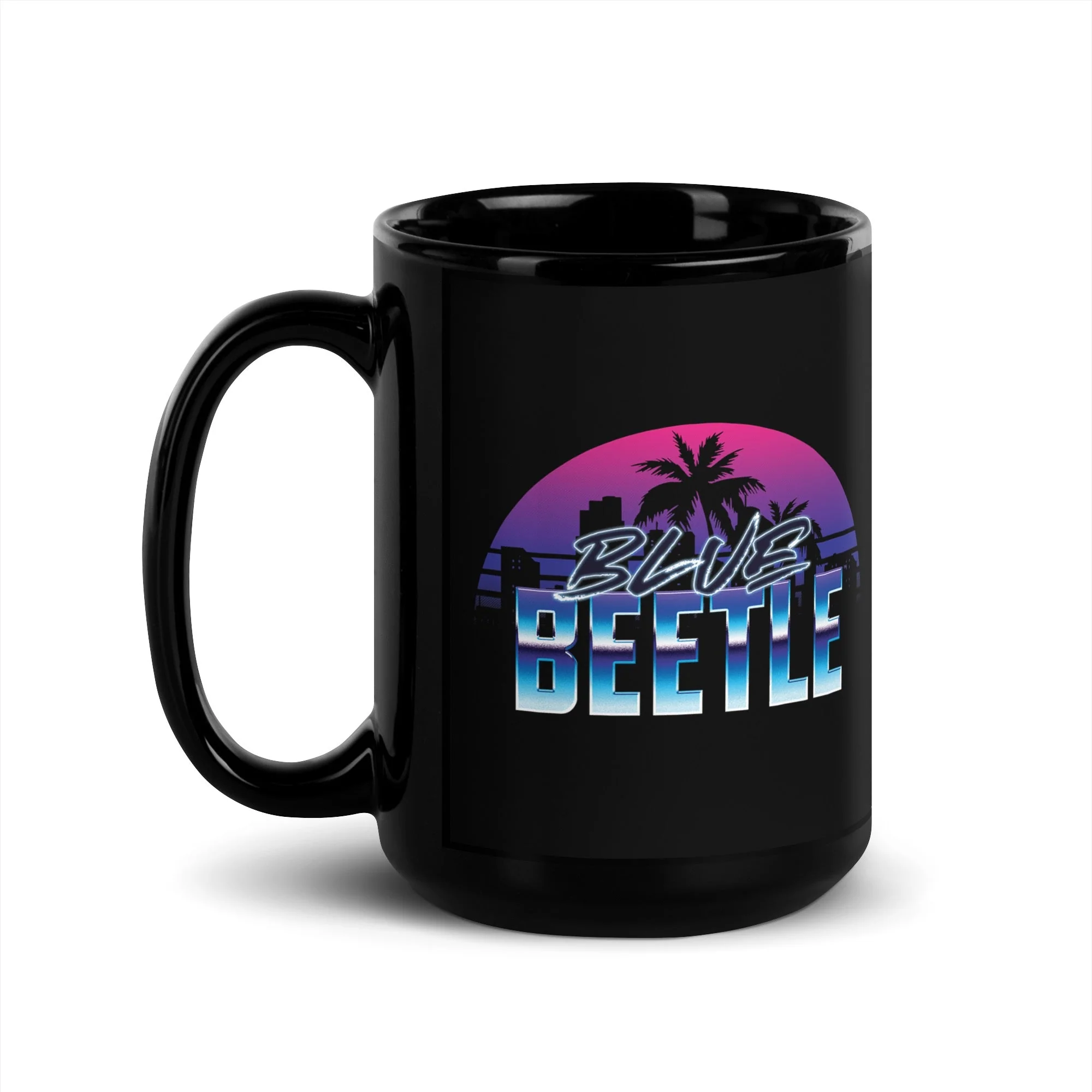 Blue Beetle Cityscape Mug - Image 3
