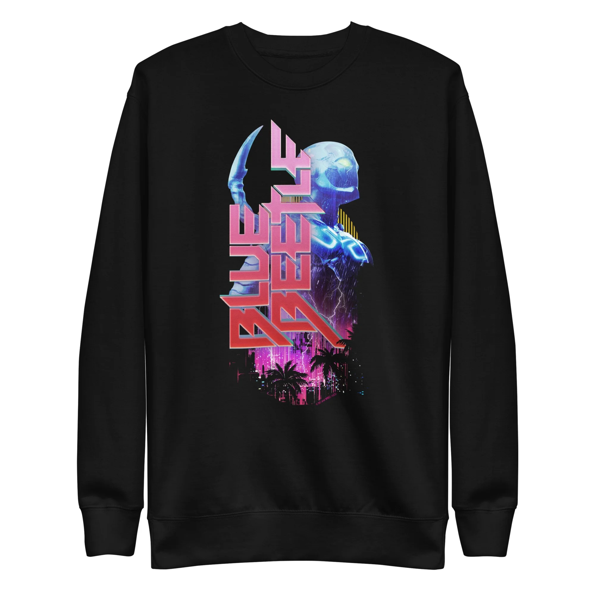 Blue Beetle Side Profile Adult Sweatshirt