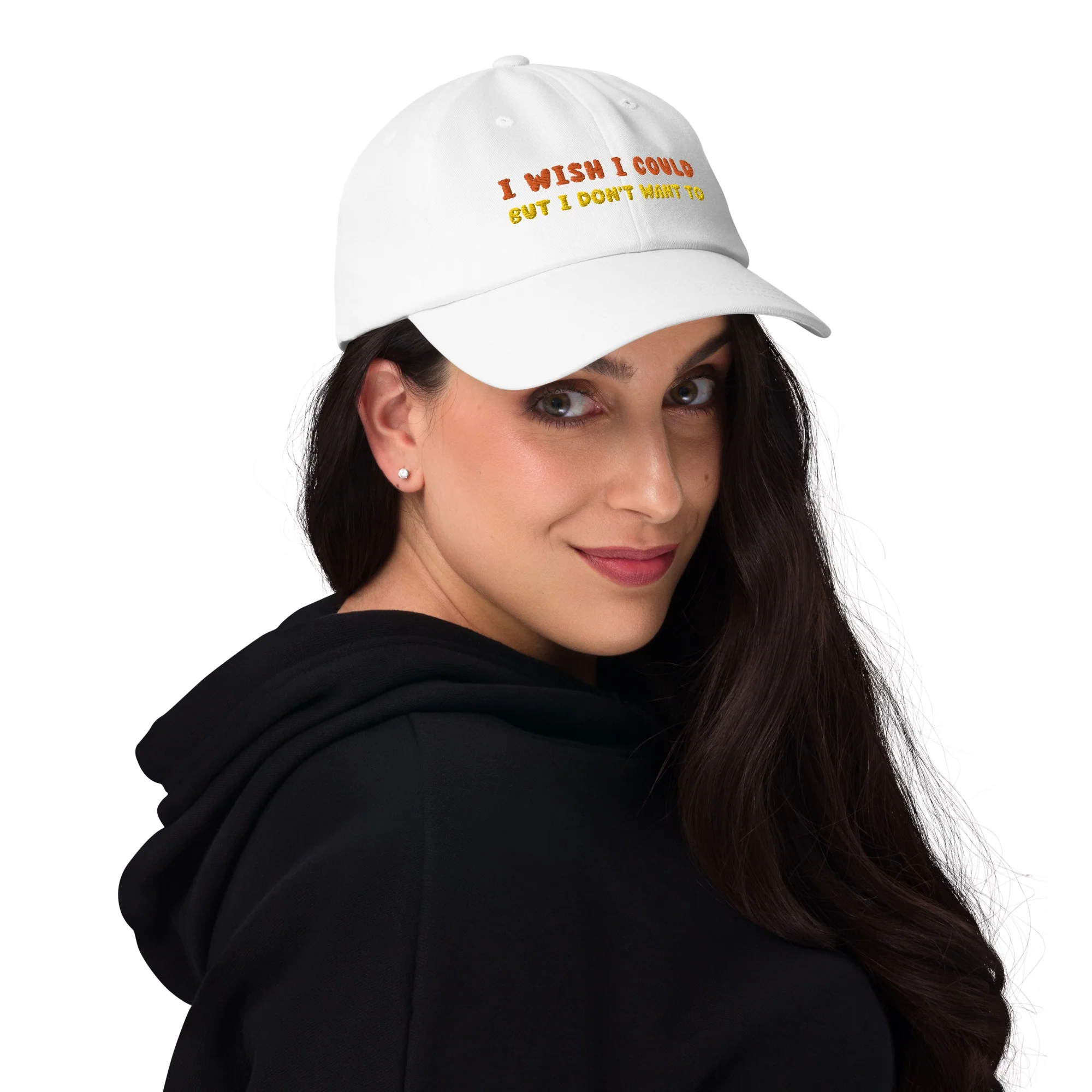 Friends I Wish I Could Embroidered Dad Hat - Image 4