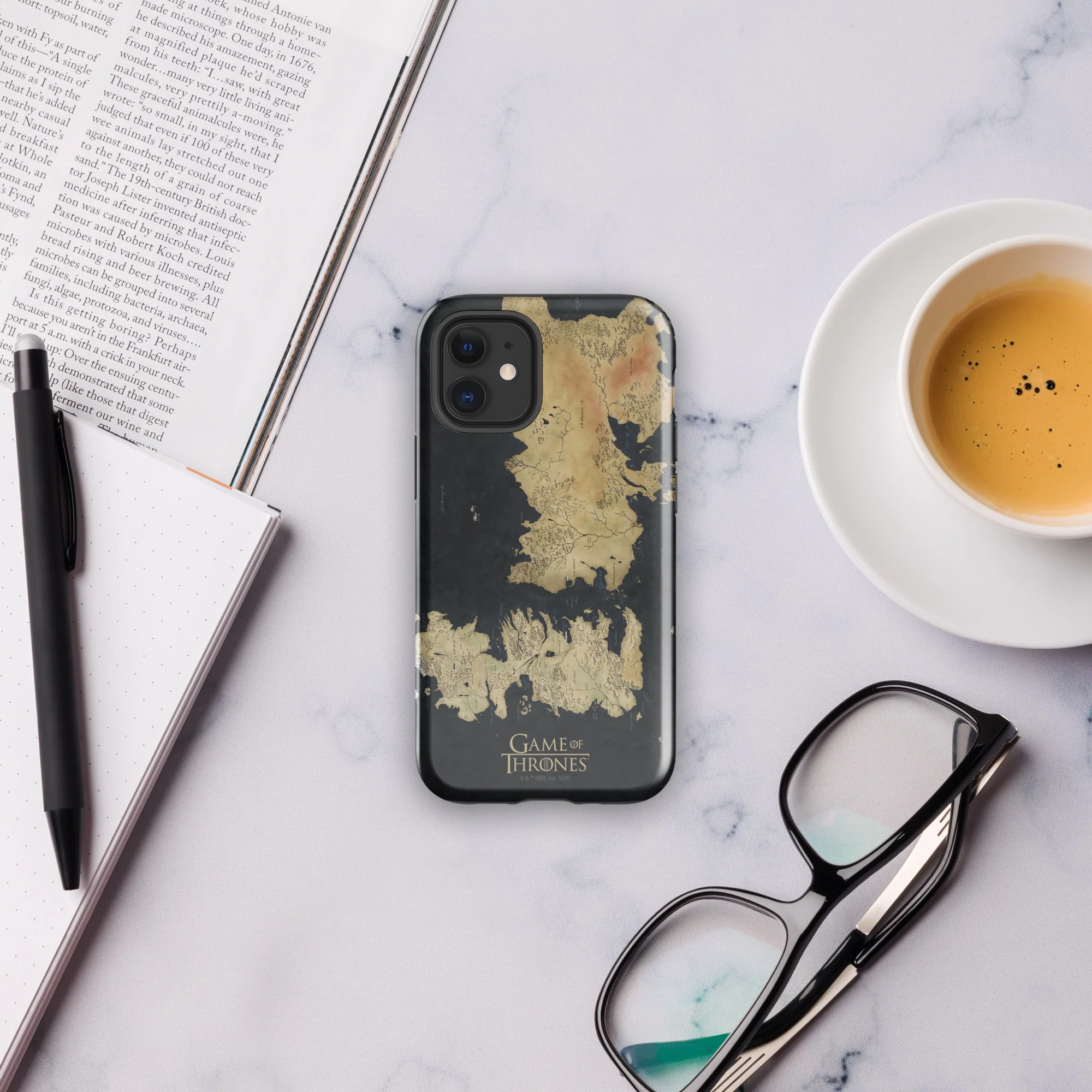 Game of Thrones Westeros Map iPhone Tough Case - Image 45