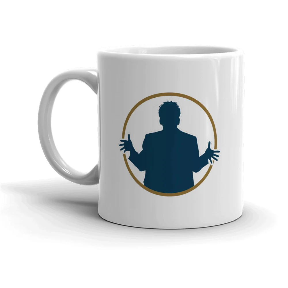 Kramer Silhouette White Mug - Image 3