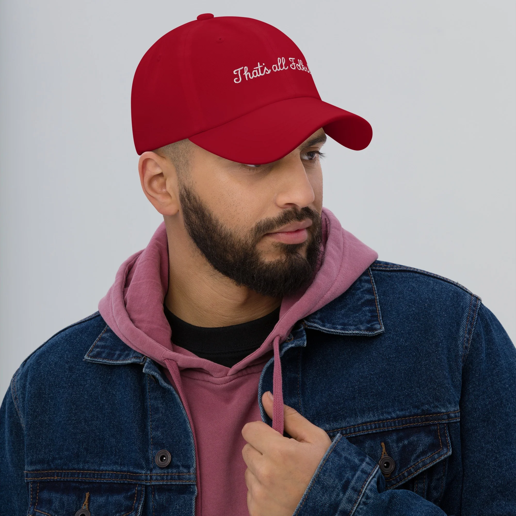 Looney Tunes That's All Folks! Embroidered Hat - Image 3