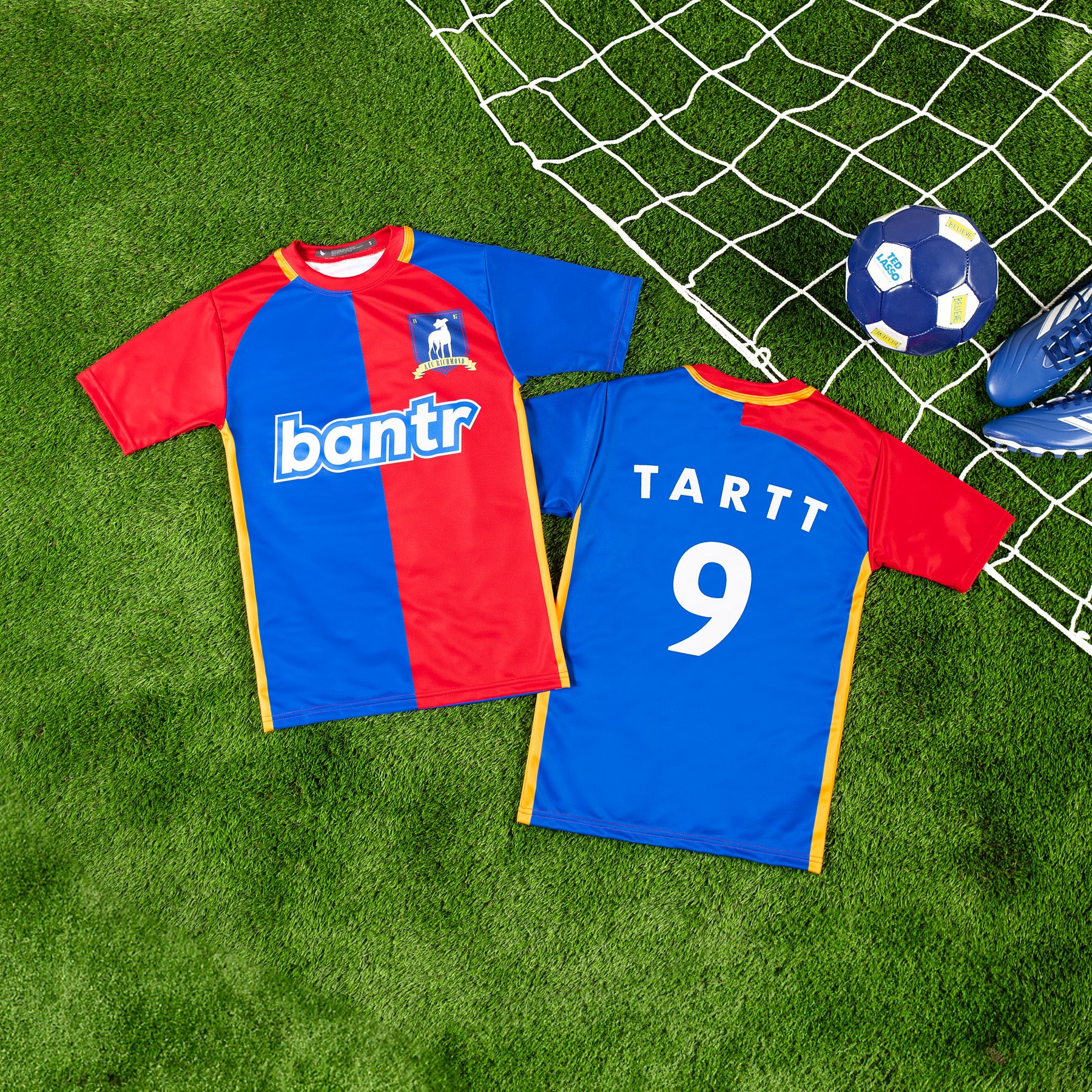 Official Ted Lasso A.F.C Richmond  Season Tartt Fan Jersey - Image 2