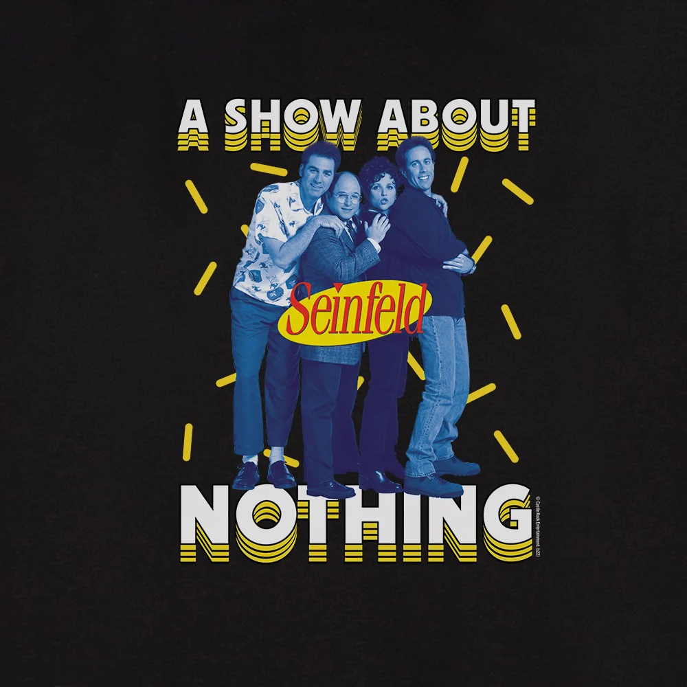 Seinfeld A Show About Nothing Unisex Hooded Sweatshirt - Image 2