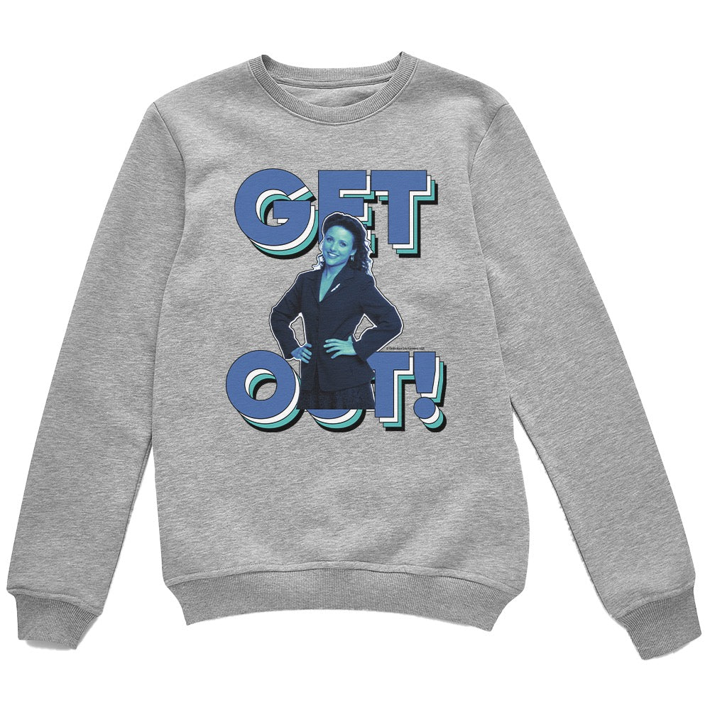 Seinfeld Get Out Unisex Crewneck Sweatshirt - Image 3