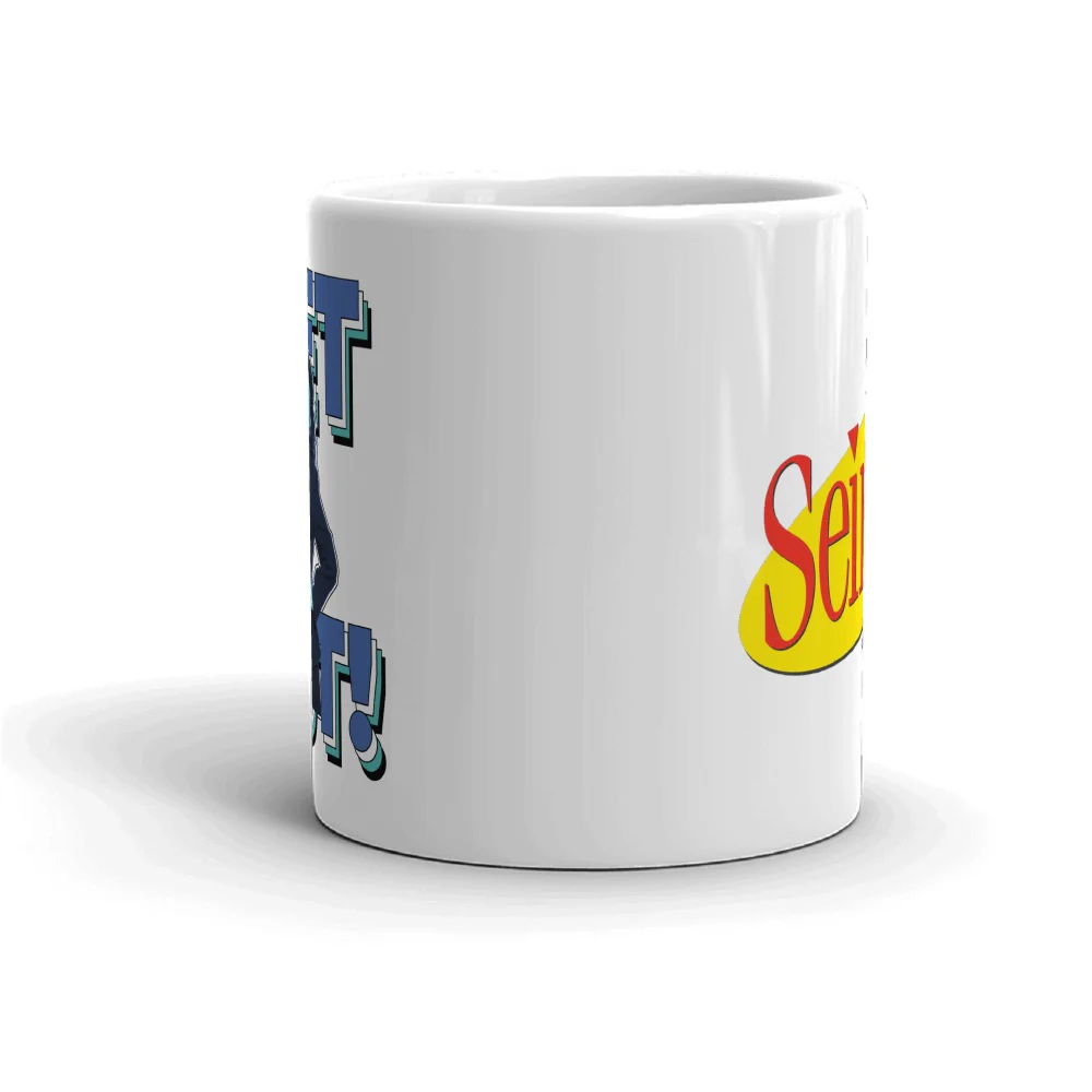 Seinfeld Get Out White Mug - Image 5