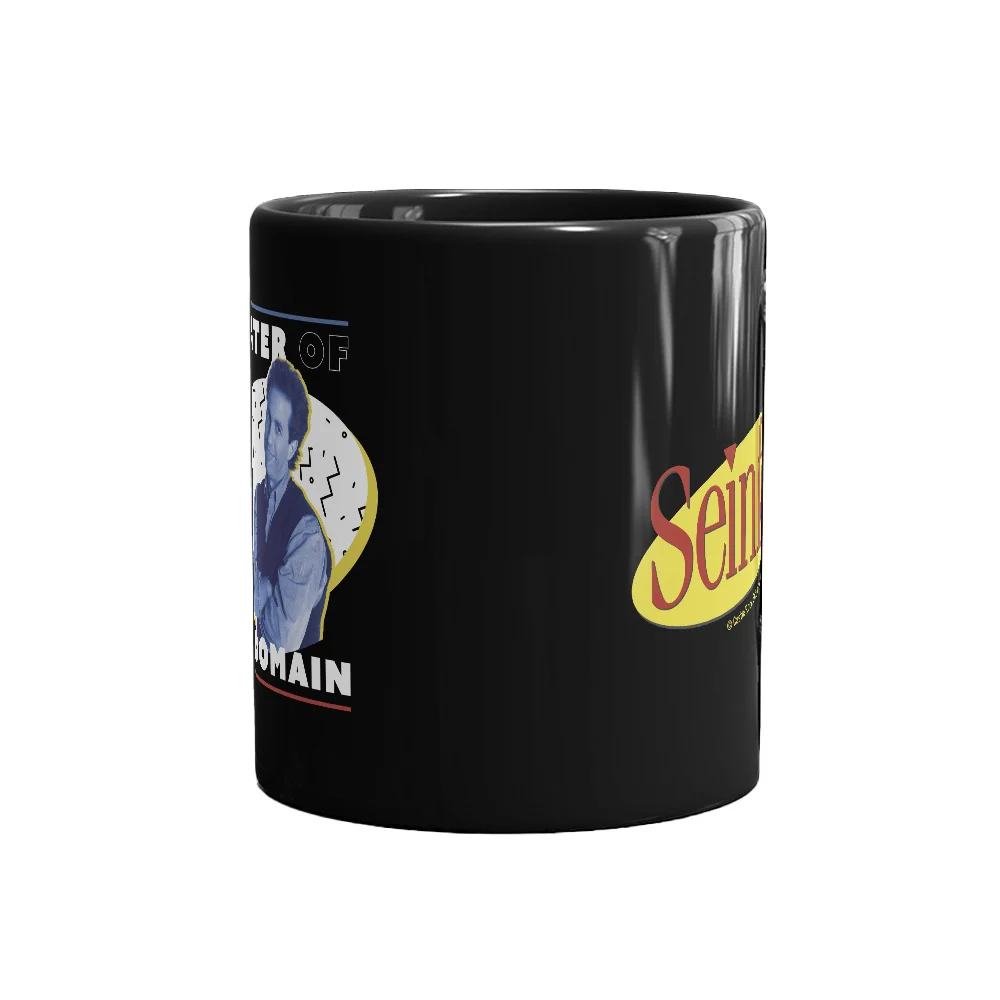 Seinfield Master of My Domain Black Mug - Image 4