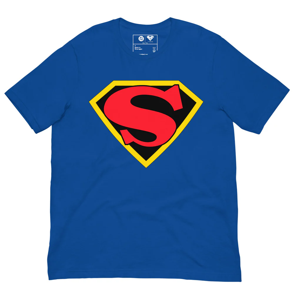 SUPERMAN Golden Age S-Shield Adult Short Sleeve T-Shirt - Image 6