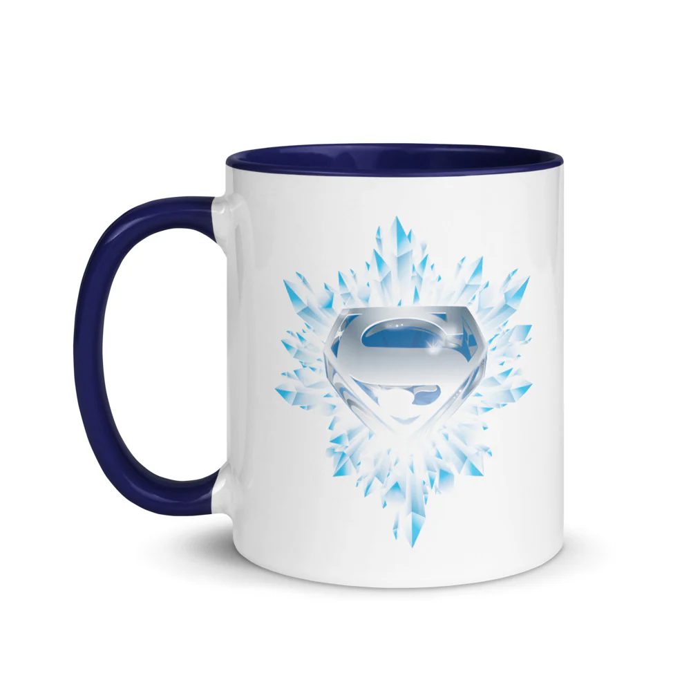 Superman: The Movie Crystal Blue Logo Two-tone Mug - Image 7