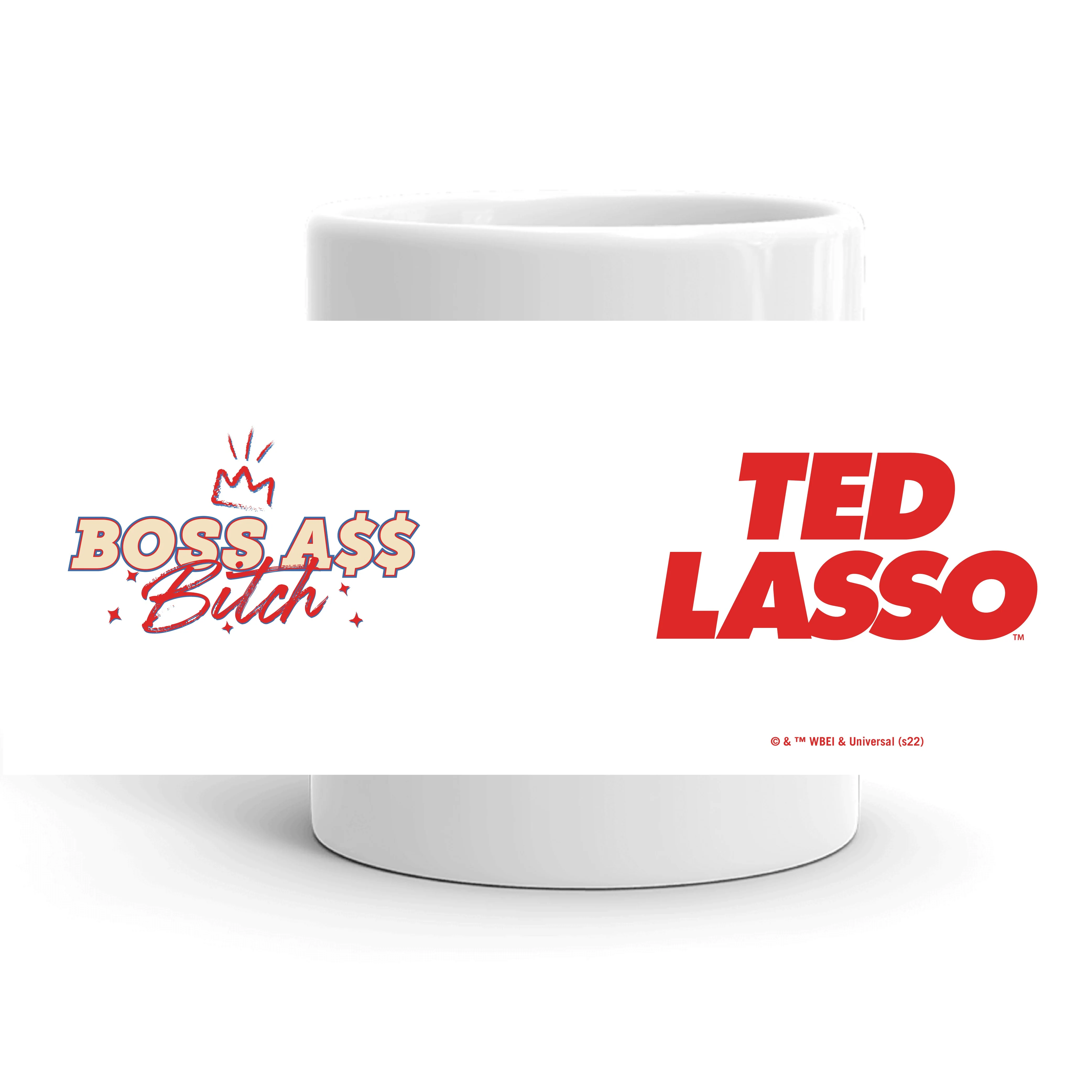 Ted Lasso Boss A$$ White Mug - Image 4