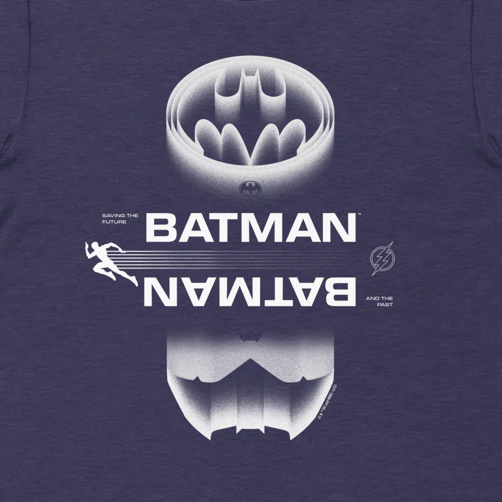 The Flash Batman Future and Past Adult Short Sleeve T-Shirt - Image 2