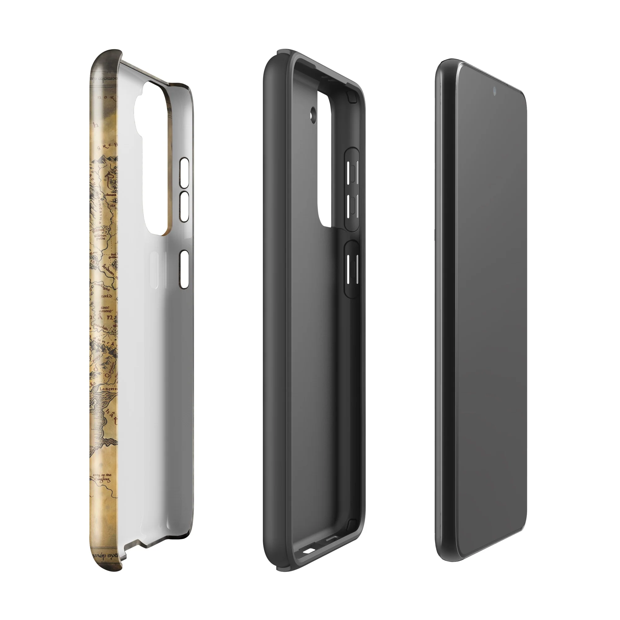 The Lord of the Rings Middle Earth Map Tough Phone Case - Samsung - Image 29