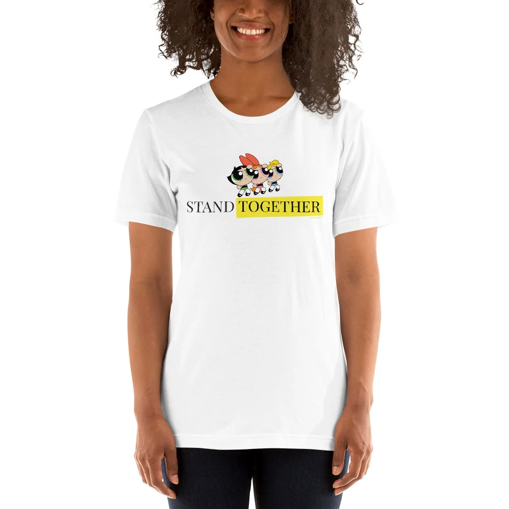 The Powerpuff Girls Stand Together Adult Short Sleeve T-Shirt - Image 3