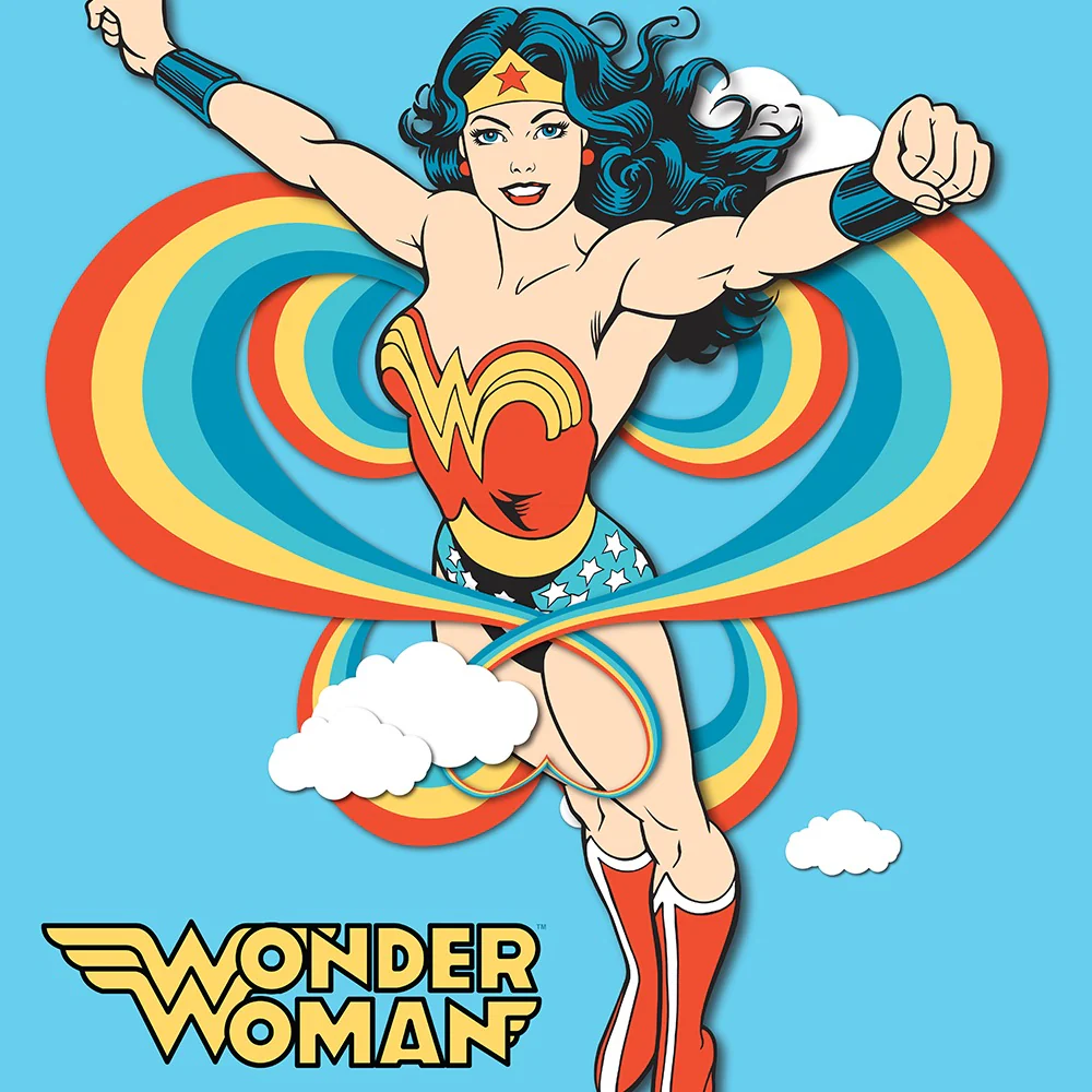 Wonder Woman Rainbow Poster - Image 2