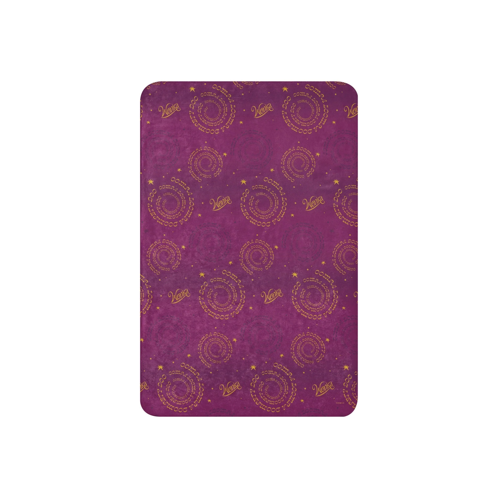 Wonka Swirl Pattern Sherpa Blanket - Image 4